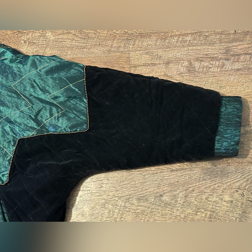 Vintage Mulberry Street Geometric Patchwork Oversized Coat/Jacket - Picture 11 of 14